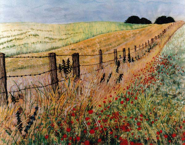 Corn Field with Poppies